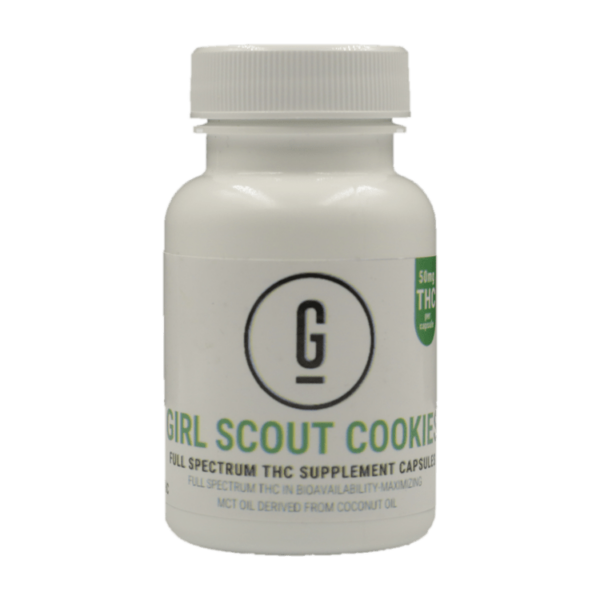 GRASS – THC Capsules – Girl Scout Cookies – 50mg | BC Weed Edible Canada GRASS – THC Capsules – Girl Scout Cookies – 50mg | BC Weed Edible Canada