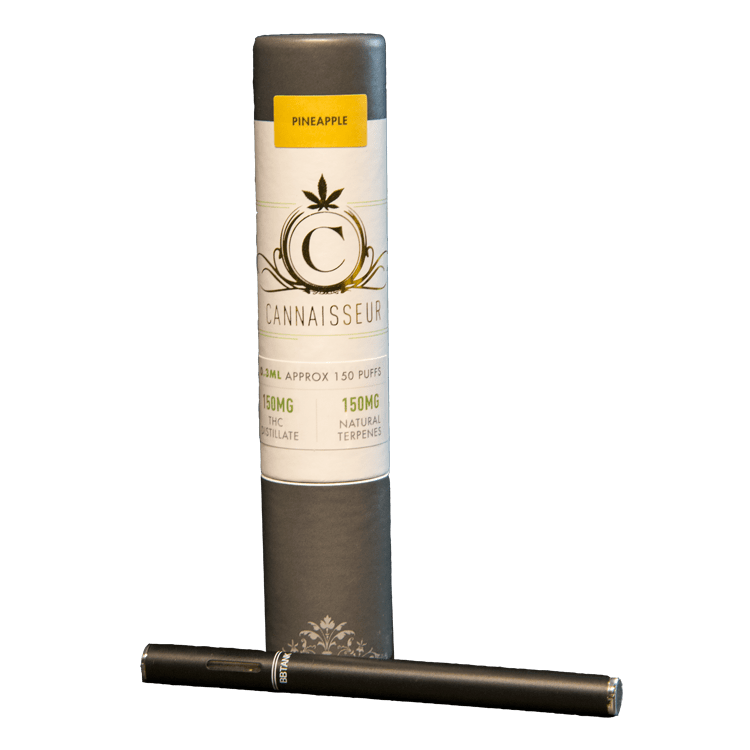 Cannaisseur – Disposable THC Distillate Pen – Pineapple 0.3ml | BC Weed Edible Canada Cannaisseur – Disposable THC Distillate Pen – Pineapple 0.3ml | BC Weed Edible Canada