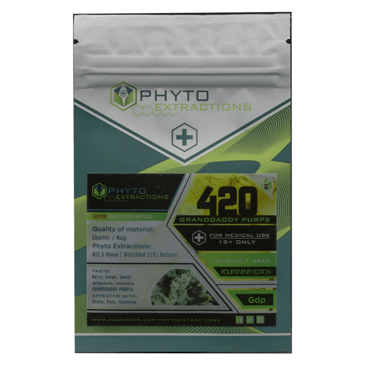 Phyto – Granddaddy Purps – 1g or 7g | BC Weed Edible Canada Phyto – Granddaddy Purps – 1g or 7g | BC Weed Edible Canada
