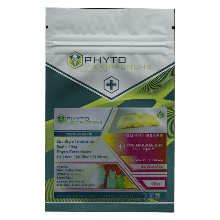 Phyto – Gummy Bears – 1g or 7g | BC Weed Edible Canada Phyto – Gummy Bears – 1g or 7g | BC Weed Edible Canada