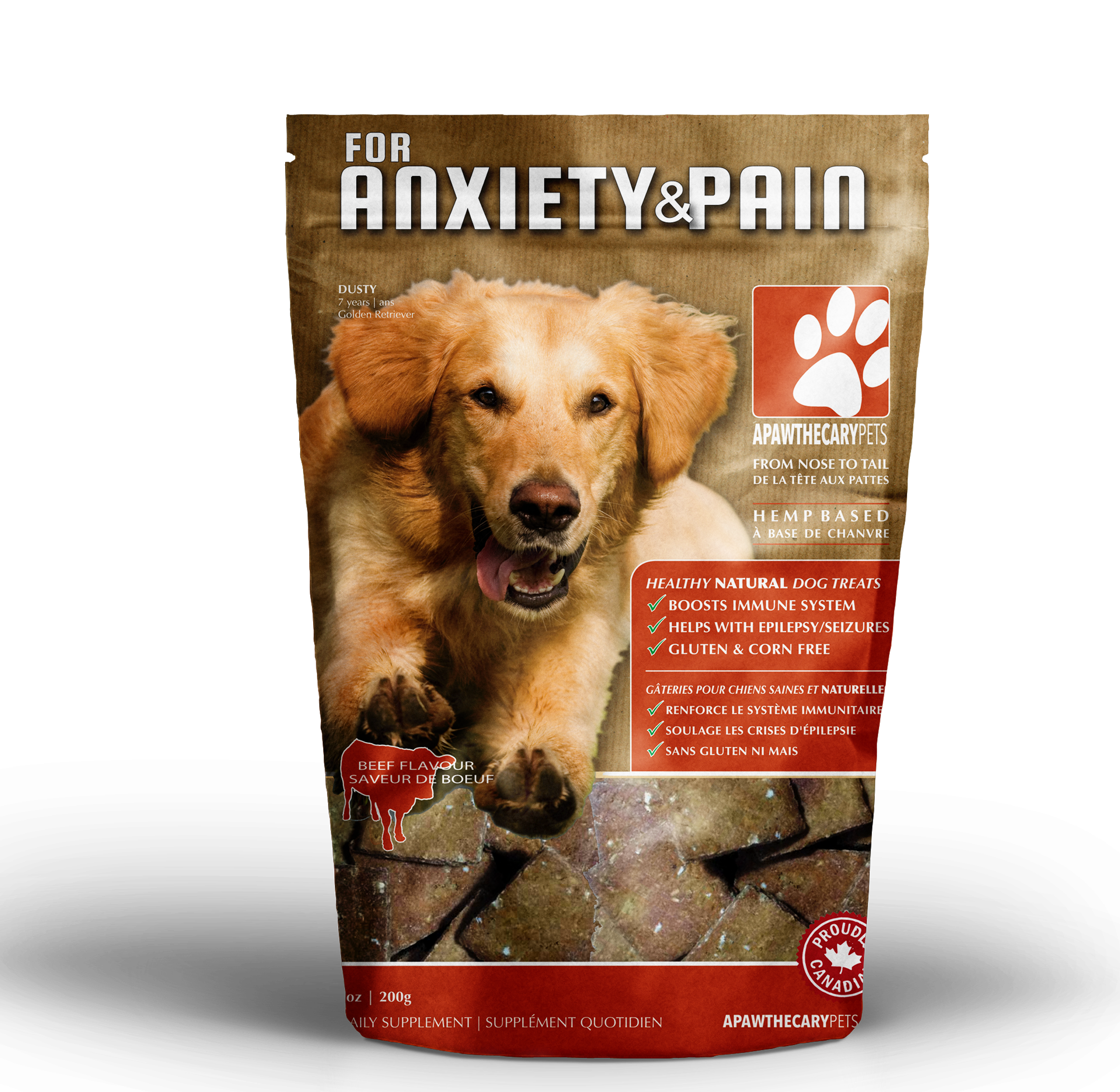 Apawthecary Pets – Pet Treats – Beef Flavour 200g | BC Weed Edible Canada Apawthecary Pets – Pet Treats – Beef Flavour 200g | BC Weed Edible Canada