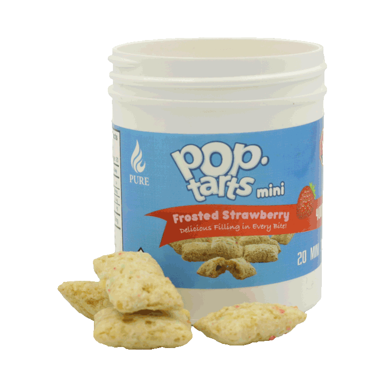 Pop Tarts Mini’s – THC Infused Frosted Strawberry Bites – 400mg | BC Weed Edible Canada Pop Tarts Mini’s – THC Infused Frosted Strawberry Bites – 400mg | BC Weed Edible Canada