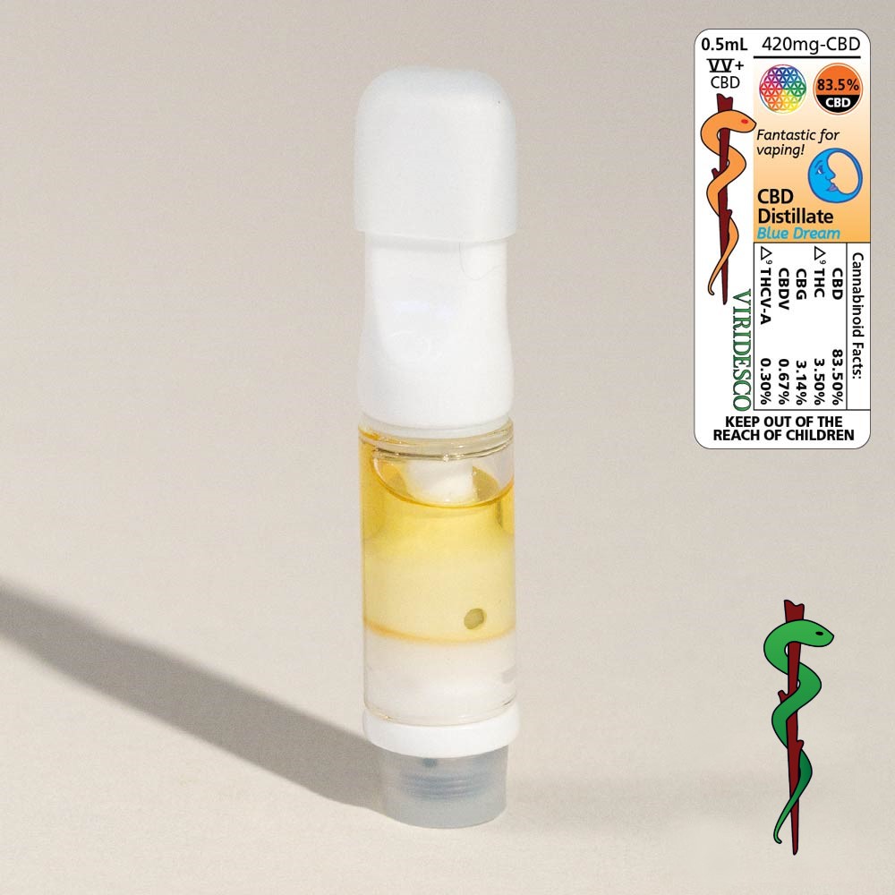 Viridesco – CBD Vape Cart – Blue Dream 0.5ml | BC Weed Edible Canada Viridesco – CBD Vape Cart – Blue Dream 0.5ml | BC Weed Edible Canada