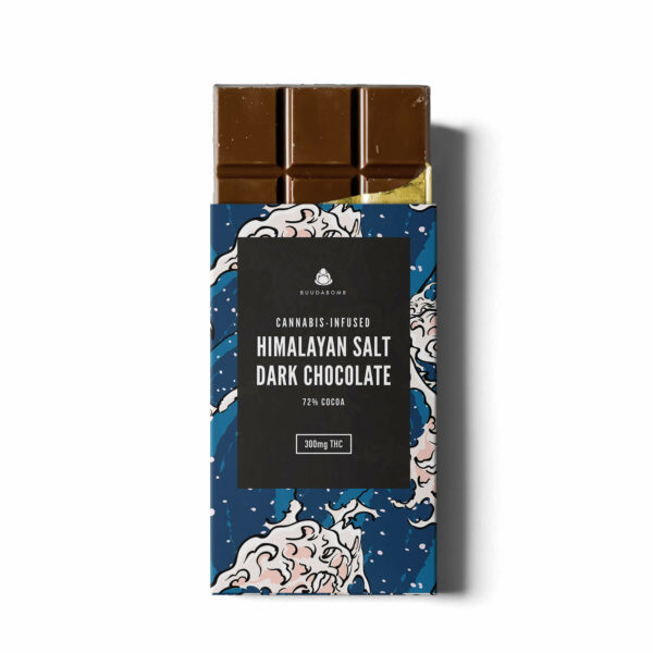 Buudabomb – Himalayan Salt Dark Chocolate – 300mg THC | BC Weed Edible Canada Buudabomb – Himalayan Salt Dark Chocolate – 300mg THC | BC Weed Edible Canada