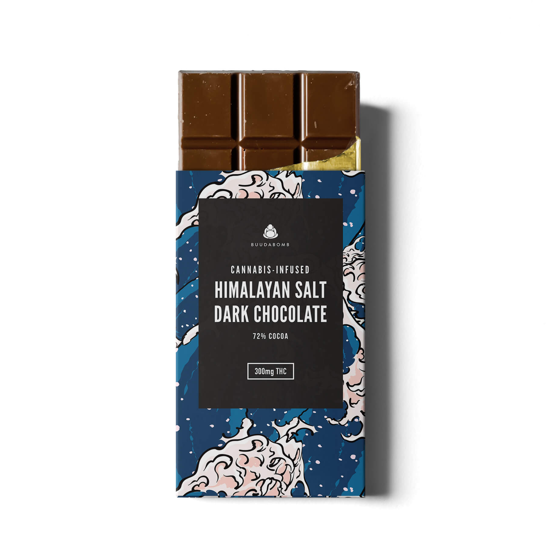 Buudabomb – Himalayan Salt Dark Chocolate – 300mg THC | BC Weed Edible Canada Buudabomb – Himalayan Salt Dark Chocolate – 300mg THC | BC Weed Edible Canada