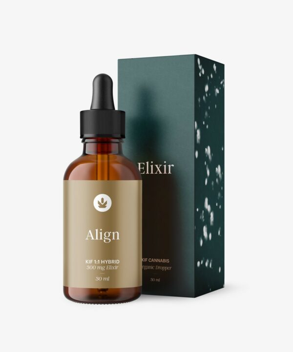 Kif Life – Align – 1:1 THC/CBD Elixir – 300mg | BC Weed Edible Canada Kif Life – Align – 1:1 THC/CBD Elixir – 300mg | BC Weed Edible Canada