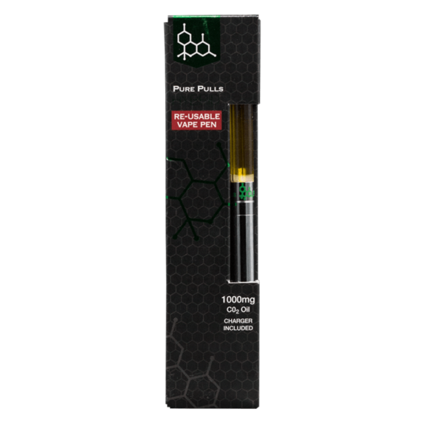 Pure Pulls – CO2 Oil Reusable Vape Pen – Sativa 1ml | BC Weed Edible Canada Pure Pulls – CO2 Oil Reusable Vape Pen – Sativa 1ml | BC Weed Edible Canada