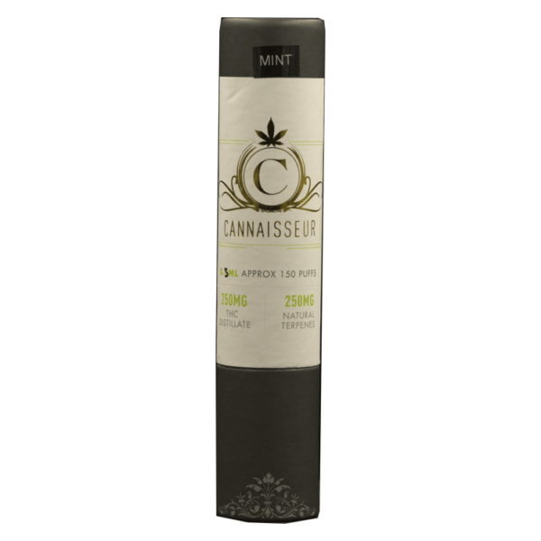 Cannaisseur – Disposable THC Distillate Pen – Mint 0.3ml | BC Weed Edible Canada Cannaisseur – Disposable THC Distillate Pen – Mint 0.3ml | BC Weed Edible Canada
