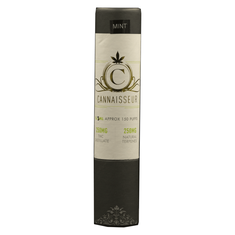 Cannaisseur – Disposable THC Distillate Pen – Mint 0.3ml | BC Weed Edible Canada Cannaisseur – Disposable THC Distillate Pen – Mint 0.3ml | BC Weed Edible Canada