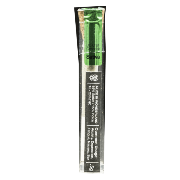 Flowerpwr – Pre-Roll – Alice In Wonderland – 0.5g | BC Weed Edible Canada Flowerpwr – Pre-Roll – Alice In Wonderland – 0.5g | BC Weed Edible Canada