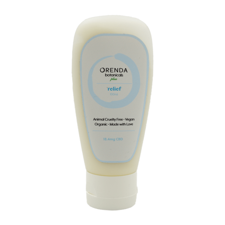 Orenda Botanicals – Relief – CBD Cream – 100ml | BC Weed Edible Canada Orenda Botanicals – Relief – CBD Cream – 100ml | BC Weed Edible Canada