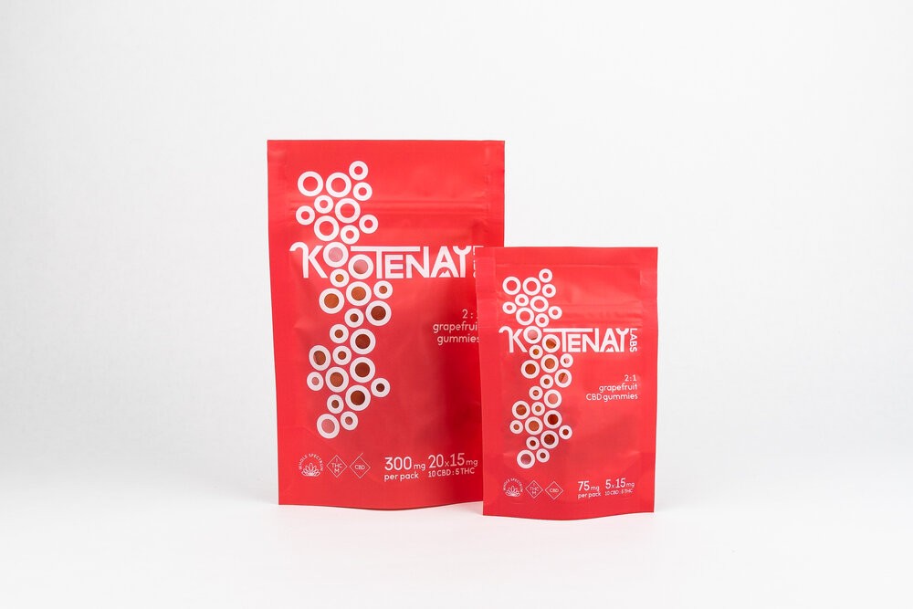 Kootenay Labs – 2:1 Gummies – Grapefruit (10mgCBD/5mgTHC) – 75mg | BC Weed Edible Canada Kootenay Labs – 2:1 Gummies – Grapefruit (10mgCBD/5mgTHC) – 75mg | BC Weed Edible Canada