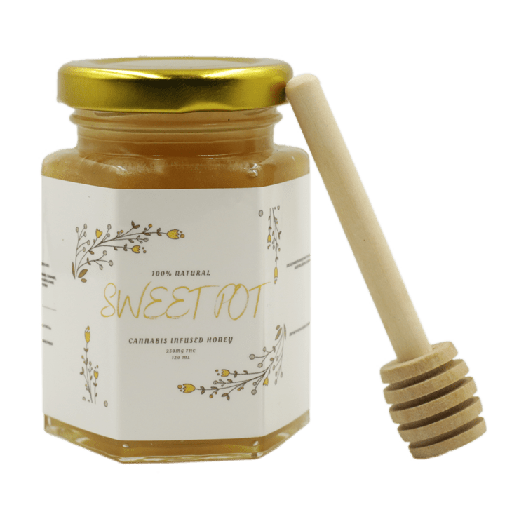 Sweet Pot – Infused CBD Clover Honey – 500mg | BC Weed Edible Canada Sweet Pot – Infused CBD Clover Honey – 500mg | BC Weed Edible Canada