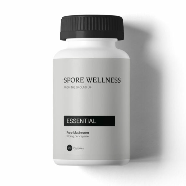Spore Wellness – Microdose Capsules – Essential – 25 Capsules (100mg per cap) | BC Weed Edible Canada Spore Wellness – Microdose Capsules – Essential – 25 Capsules (100mg per cap) | BC Weed Edible Canada