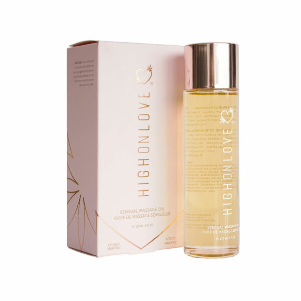 High On Love – Massage Oil – Lychee Martini | BC Weed Edible Canada High On Love – Massage Oil – Lychee Martini | BC Weed Edible Canada