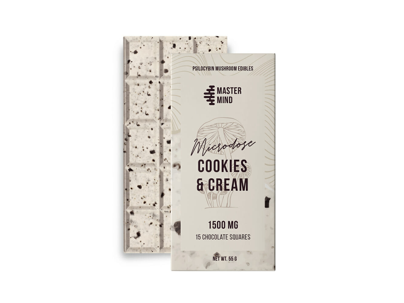 Mastermind – Cookies & Cream Bar – 1500 mg | BC Weed Edible Canada Mastermind – Cookies & Cream Bar – 1500 mg | BC Weed Edible Canada