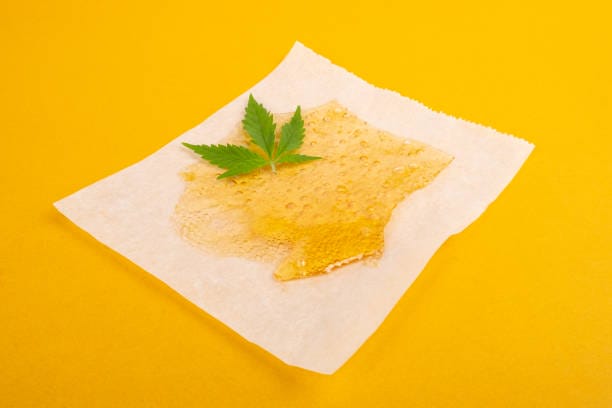 | BC Weed Edible Canada marijuana resin concentrate, yellow amber color edibles wax | BC Weed Edible Canada